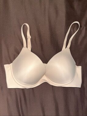aerie Light Beige Pull On Bra - Smooth Push-up Support